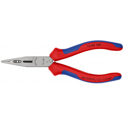 Pince multifonctions coupe - 160mm - Gainage bi-matière - KNIPEX | 13 02 160