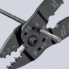 Pince à sertir universelle - Pour cosses non isolées - KNIPEX | 97 21 215 C