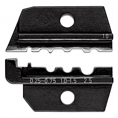 Matrices pour 97 43 200 - Sertissage pour cosses tubulaires 0,5 à 2,5mm² - KNIPEX | 97 49 10