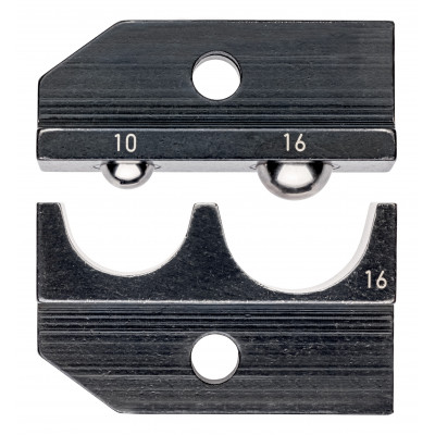 Matrices pour 97 43 200 - Sertissage cosses et connecteurs isolés 10 / 16mm² - KNIPEX | 97 49 16