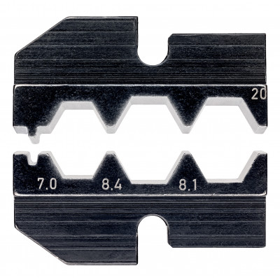 Matrices pour 97 43 200 - Sertissage connecteurs en F pour connexion TV / Sat. - KNIPEX | 97 49 20