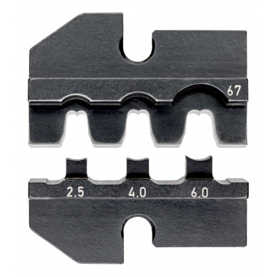 Matrices pour 97 43 200 Sertissage connecteurs solaires (Hirschmann) 2,5 à 6mm² - KNIPEX | 97 49 67