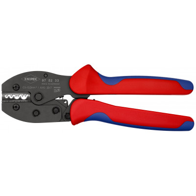 Pince à sertir PreciForce® - Pour cosses tubulaires 0,5 -10mm² - KNIPEX | 97 52 33