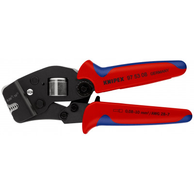Pince à sertir automatique embouts de câble accès frontal 0,08 -10mm² - KNIPEX | 97 53 08