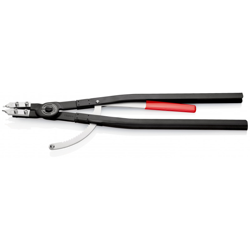 Pince pour circlips intérieurs Alésage de 122 à 300mm - 570mm - Epoxy noir - KNIPEX | 44 10 J5