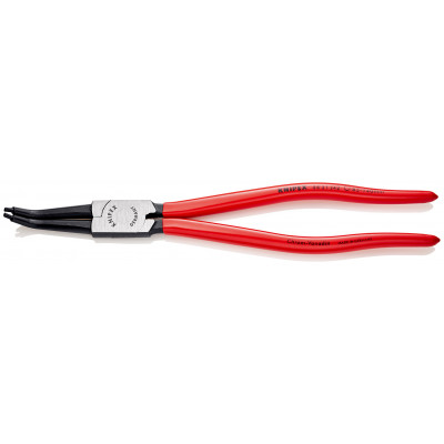 Pince pour circlips intérieurs coudée à 45° de 85 à 140mm - Gainage PVC - KNIPEX | 44 31 J42
