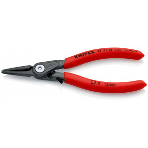 Pince circlips intérieurs de 8 à 13mm + vis de réglage - 140mm - Gainage PVC - KNIPEX | 48 31 J0