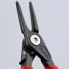 Pince circlips intérieurs de 8 à 13mm + vis de réglage - 140mm - Gainage PVC - KNIPEX | 48 31 J0