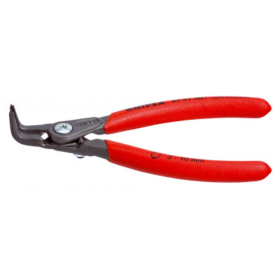 Pince circlips extérieurs réglable coudée à 90° de 3 à 10mm - 130mm - Gaine PVC - KNIPEX | 49 41 A01