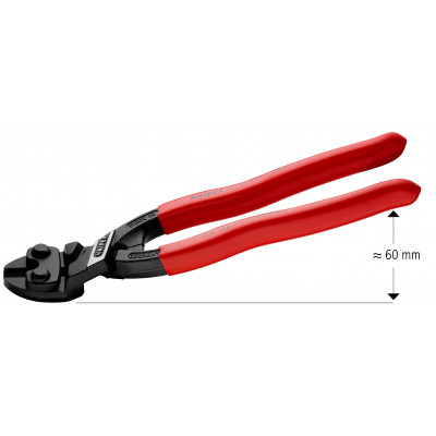 Coupe boulons compact CoBolt® 200mm coudé - Gainage PVC - KNIPEX | 71 21 200