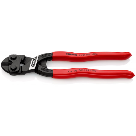 Coupe boulons compact CoBolt® tranchant ajouré 200mm - Gainage PVC - KNIPEX | 71 31 200