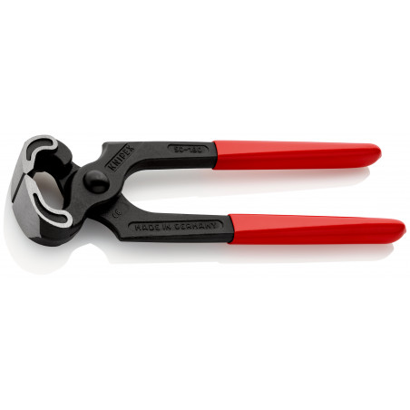 Tenaille de menuisier 180mm - Gainage PVC - Tête polie - 60 HRC - KNIPEX | 50 01 180