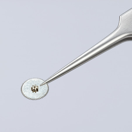 Brucelle de précision 105mm droite - Ultrafine - Acier inoxydable antimagnétique - KNIPEX | 92 22 12