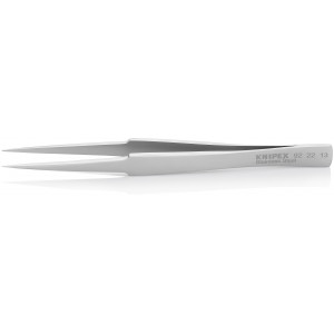 Brucelle de précision 135mm droite - Ultrafine - Acier inoxydable antimagnétique - KNIPEX | 92 22 13