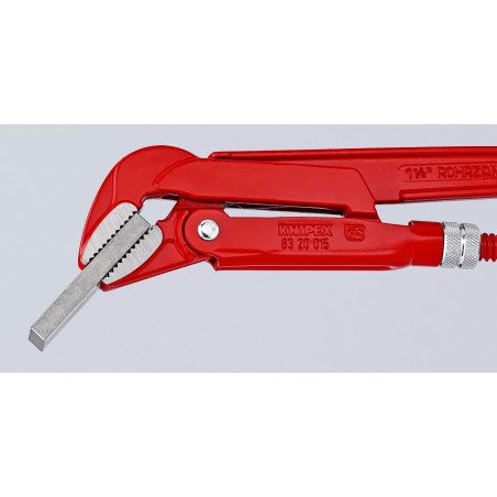 Clé serre-tubes 570mm avec mâchoires coudées à 45° - Capacité 70mm - KNIPEX | 83 20 020