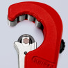 Coupe-tubes TubiX® système QuickLock - Ø 6-35 mm épaisseur max 2 mm - Sur carte - KNIPEX | 90 31 02 BK