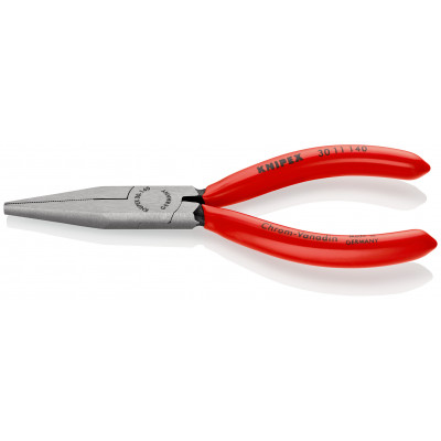 Pince à becs longs plats - 140mm - Gainage PVC - KNIPEX | 30 11 140