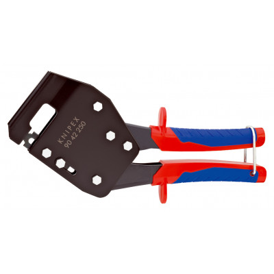 Pince à sertir les profilés métalliques à une main avec ressort - 250mm - KNIPEX | 90 42 250