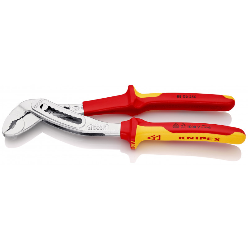 Pince multiprise Alligator® 250mm - Gainage isolé 1000V - Chromée - KNIPEX | 88 06 250