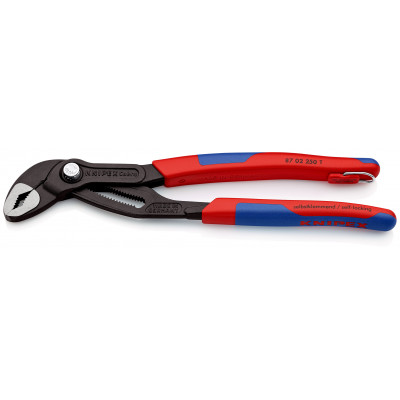 Pince multiprise Cobra® 250mm - Gainage bi-matière - Œillet antichute - KNIPEX | 87 02 250 T