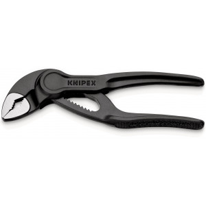 Pince multiprise Cobra® XS 100mm - Capacité 28mm - Sur carte - KNIPEX | 87 00 100 BK