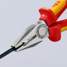 Pince universelle 200mm avec tranchant - Bi-matière - Chromée - Isolée 1000V - KNIPEX | 03 06 200