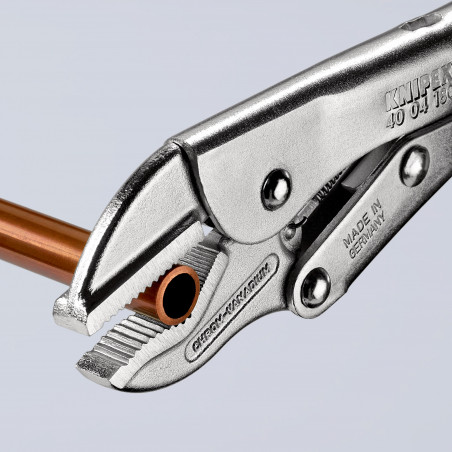 Pince-étau universelle - 180mm - Zinguée brillante - Capacité 35mm - KNIPEX | 40 04 180