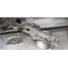 Pince-étau universelle 165mm - Becs longs - Zinguée brillante Section Cap. 24mm - KNIPEX | 41 34 165