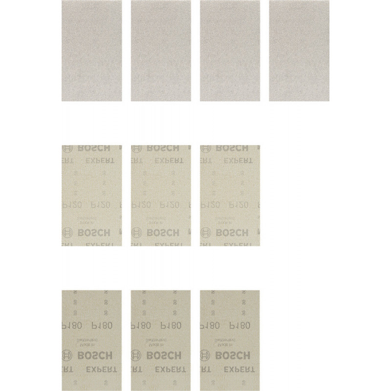 Boîte d'abrasifs réticulés Expert M480 80 x 133 mm 10 pces - BOSCH | 2 608 901 205