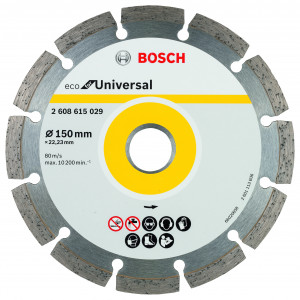 10 Disqu Diama Univers BOSCH 150 X22,23X7 - BOSCH | 2 608 615 042