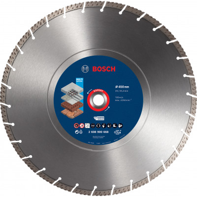 Disque diamand Multi-materiaux EXPERT 450 x25.40x3.3x12mm - BOSCH | 2 608 900 668