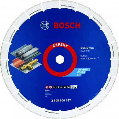Disque à tronçonner de grande taille Expert Diamond Metal Wheel 355 x 25,4 mm - BOSCH | 2 608 900 537
