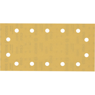 10 feuilles abrasives rectangulaire bois et peinture C470 EXPERT 115x230mm G400 - BOSCH | 2 608 900 866