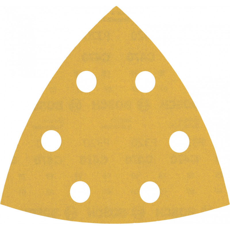 50 feuilles abrasives delta bois et peinture 93mm 6 trous G320 - BOSCH | 2 608 900 933