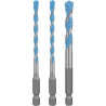 3 Forets Multi-materiaux HEX-9 EXPERT 5/6/8 - BOSCH | 2 608 900 584