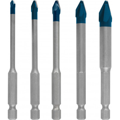 5 Forets Hard Ceramic HEX-9 EXPERT 4/5/6/8/10mm - BOSCH | 2 608 900 597