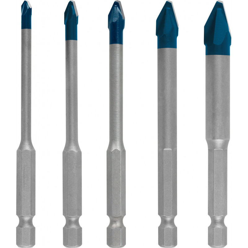5 Forets Hard Ceramic HEX-9 EXPERT 4/5/6/8/10mm - BOSCH | 2 608 900 597