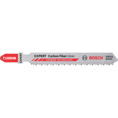 3 Lames scie sauteuse EXPERT Carbure Fibrocarbone 92mm T108BHM - BOSCH | 2 608 900 565