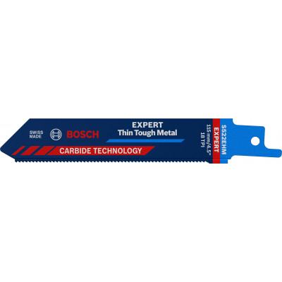 1 Lame scie sabre EXPERT Carbure Inox 115mm S522EHM - BOSCH | 2 608 900 359