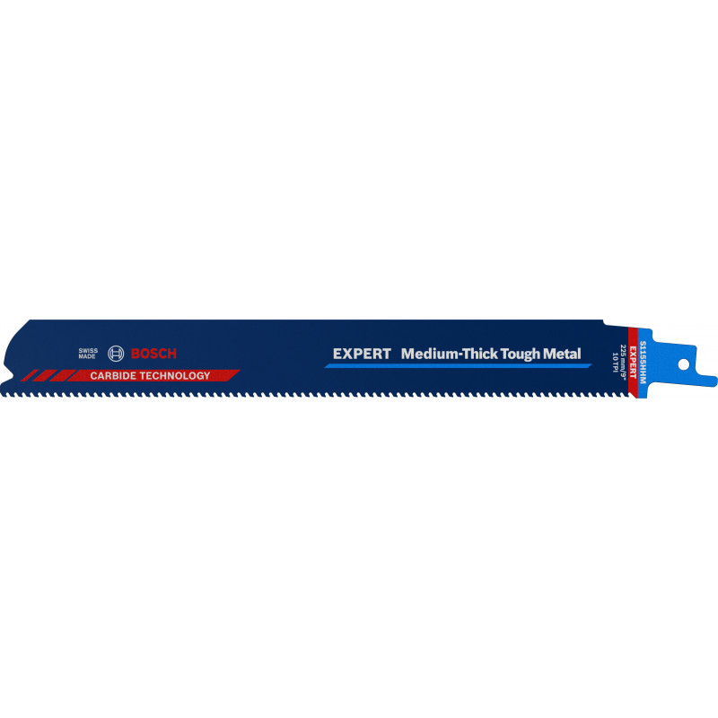 1 Lame scie sabre EXPERT Carbure Précision Métal 225mm S1155HHM - BOSCH | 2 608 900 374