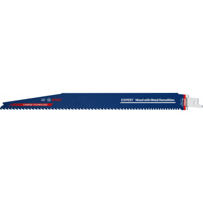 10 Lames Scie Sabre Bosch EXPERT Wood With Metal Demolition S1267XHM - 300 Mm, Pour Bois Avec Clous/métal