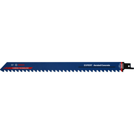 3 Lames scie sabre EXPERT Carbure Béton cellulaire 300mm S1241HM - BOSCH | 2 608 900 411