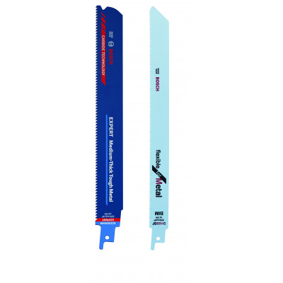 25 LSSabre BIM Métal 225mm S1122BF + 1 x S1155HHM Expert Medium-Metal GRATUITE - BOSCH | 2 608 653 598