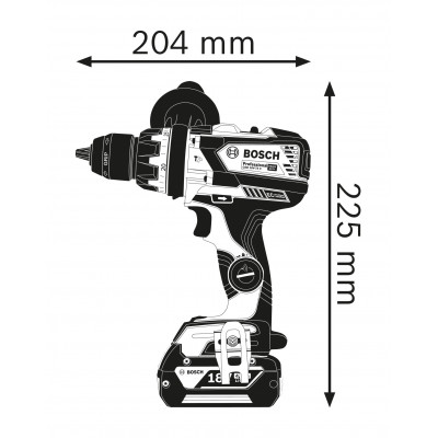Perceuse a percussion gsb 18v-110 c 2x5,0ah gal 18v-40 l - BOSCH | 0 601 9G0 30D