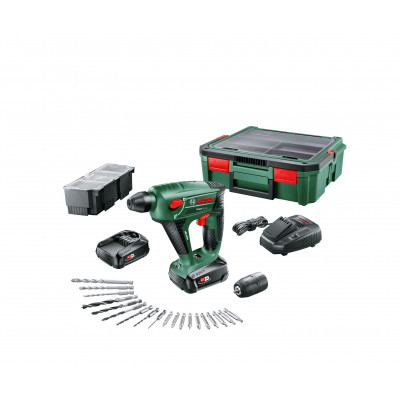 Perforateur sans fil Uneo Maxx 2 batteries 1,5 Ah + 1 SystemBox + 19 Acc - BOSCH | 0 603 952 30K