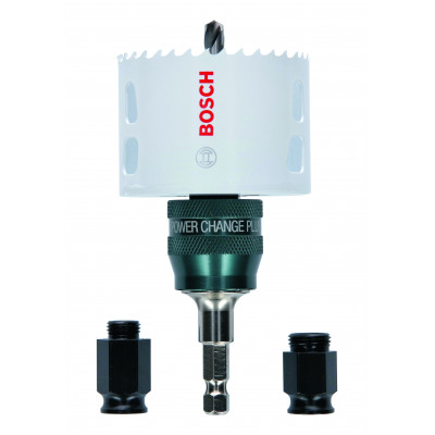 Kit Adaptateur Power Change + scie trépan Progressor Ø68mm - BOSCH | 2 608 594 301