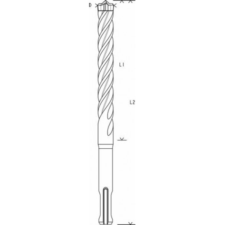 Foret plus-7x 18x200x250 - BOSCH | 2 608 579 138
