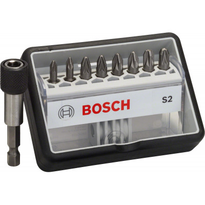 Set 8 emb pozidriv 25 mm extra dur - BOSCH | 2 607 002 561