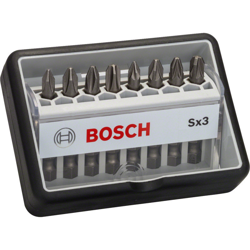 Set 8 embouts ph - pz 49 mm extra d - BOSCH | 2 607 002 558