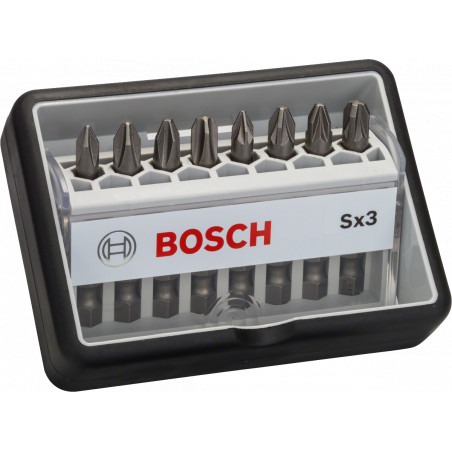 Set 8 embouts ph - pz 49 mm extra d - BOSCH | 2 607 002 558